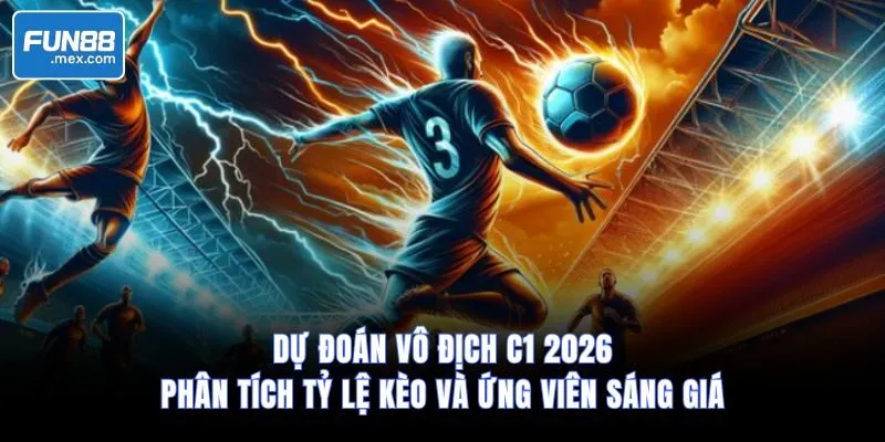 Dự đoán vô địch C1 2026 | Phân tích tỷ lệ kèo và ứng viên sáng giá